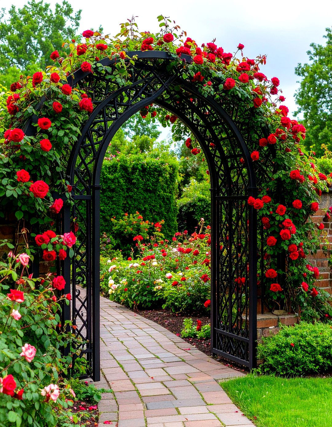 Gothic Arch Garden Trellis - 30 garden trellis ideas