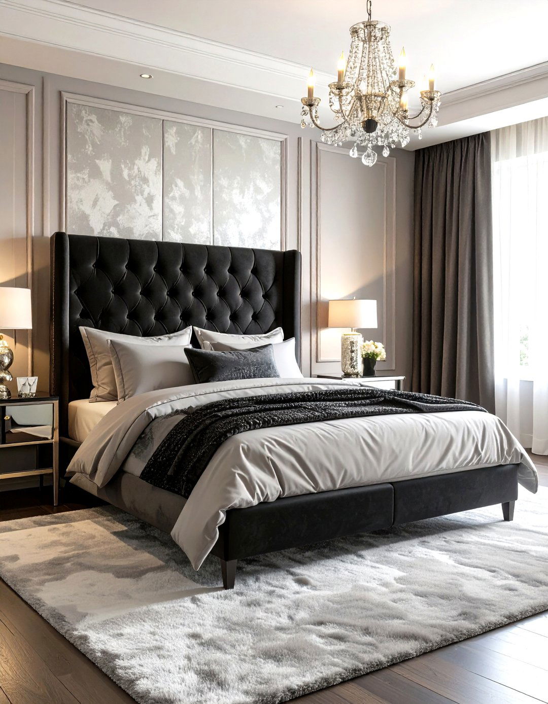 Gothic Glam Bedroom - 30 gothic bedroom ideas