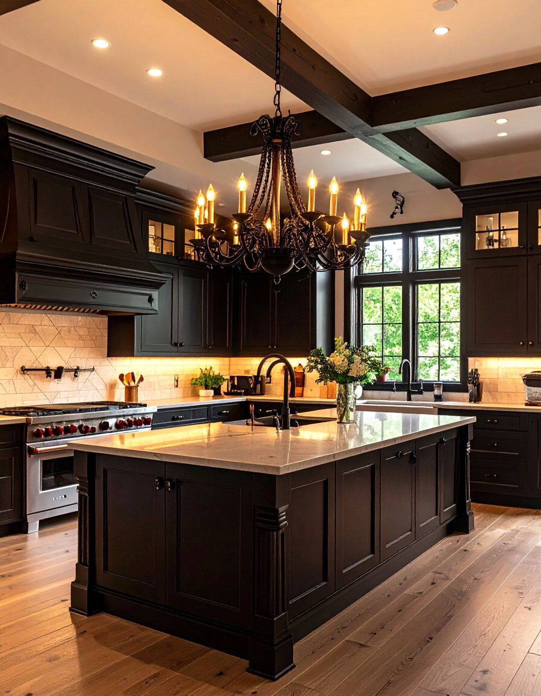 Gothic Kitchen Candelabra Chandelier - 30 kitchen lights ideas