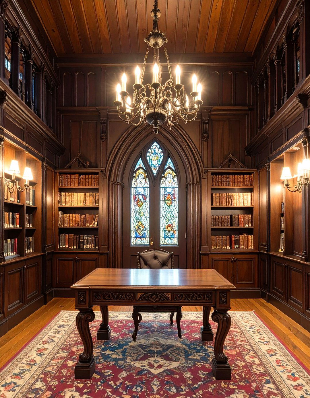 Gothic Revival Dramatic and Ornate Details - 30 elements of interior design ideas