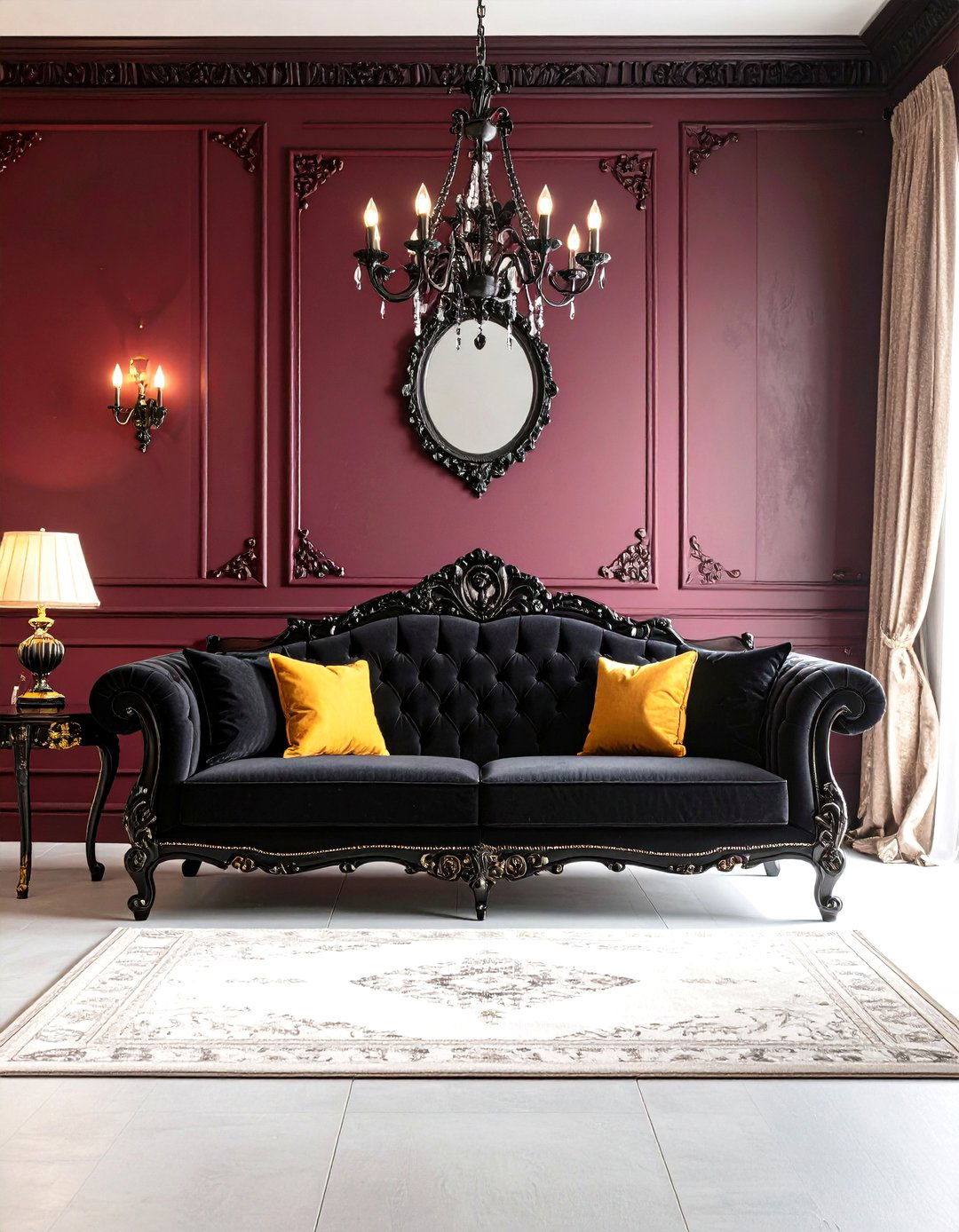 Gothic Revival Living Room - 30 design your living room ideas