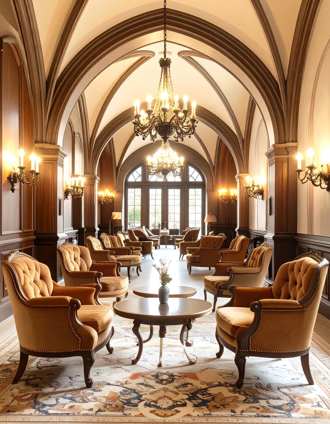 Gothic Revival Lounge - 30 hospitality interior design ideas