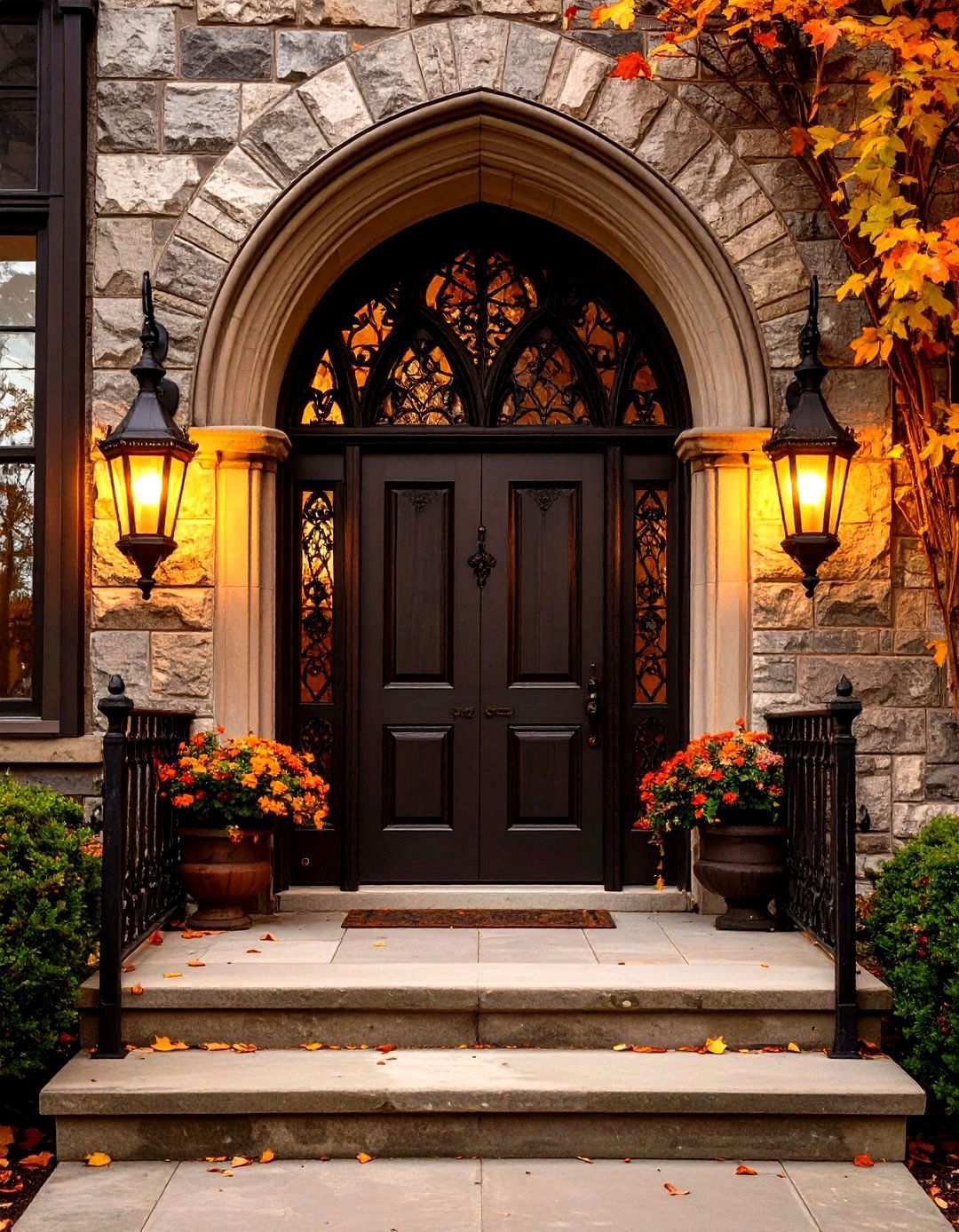 Gothic Revival Porch Lighting - 30 front porch lighting ideas