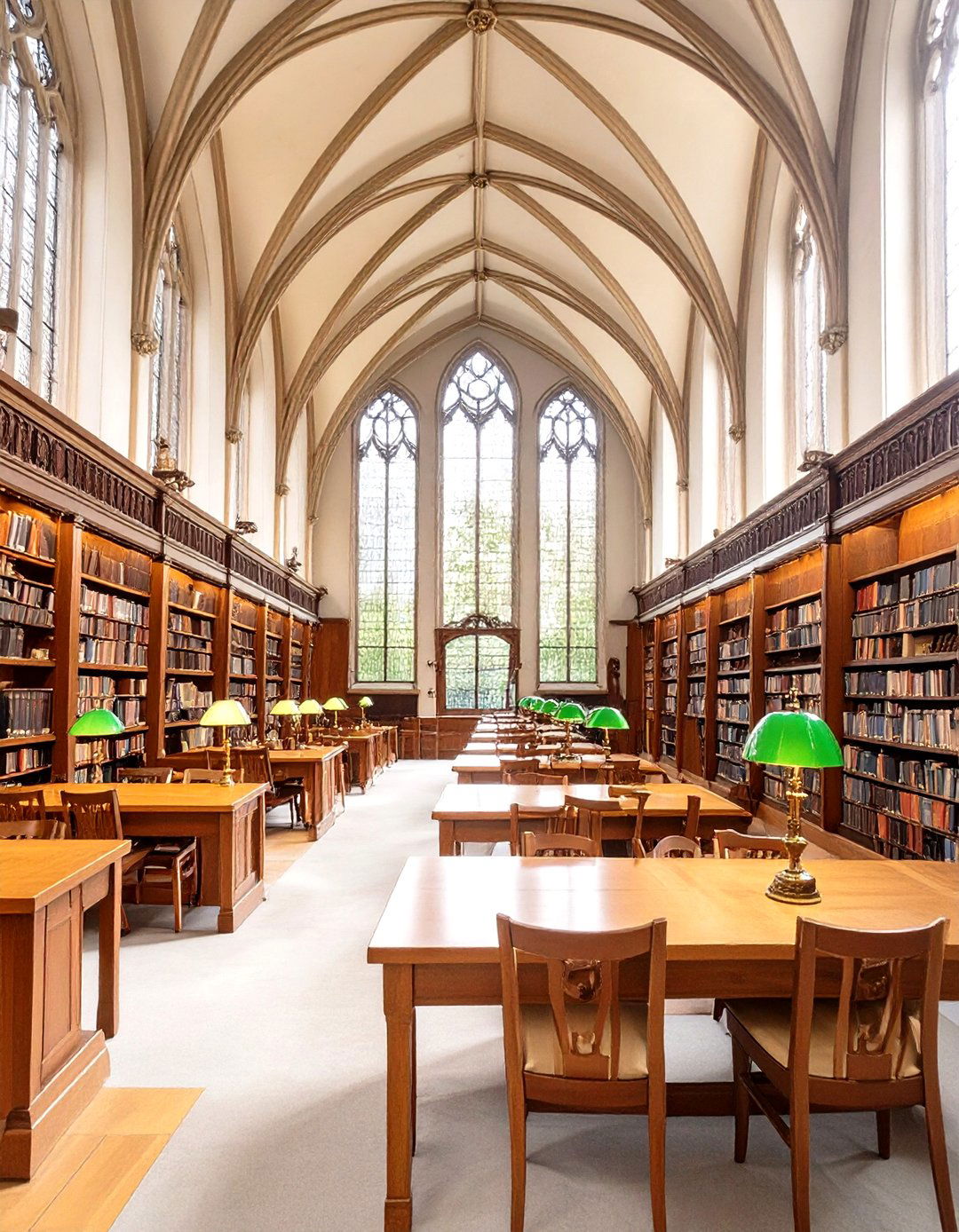 Gothic Revival Reading Room in a University - 30 interior design education ideas