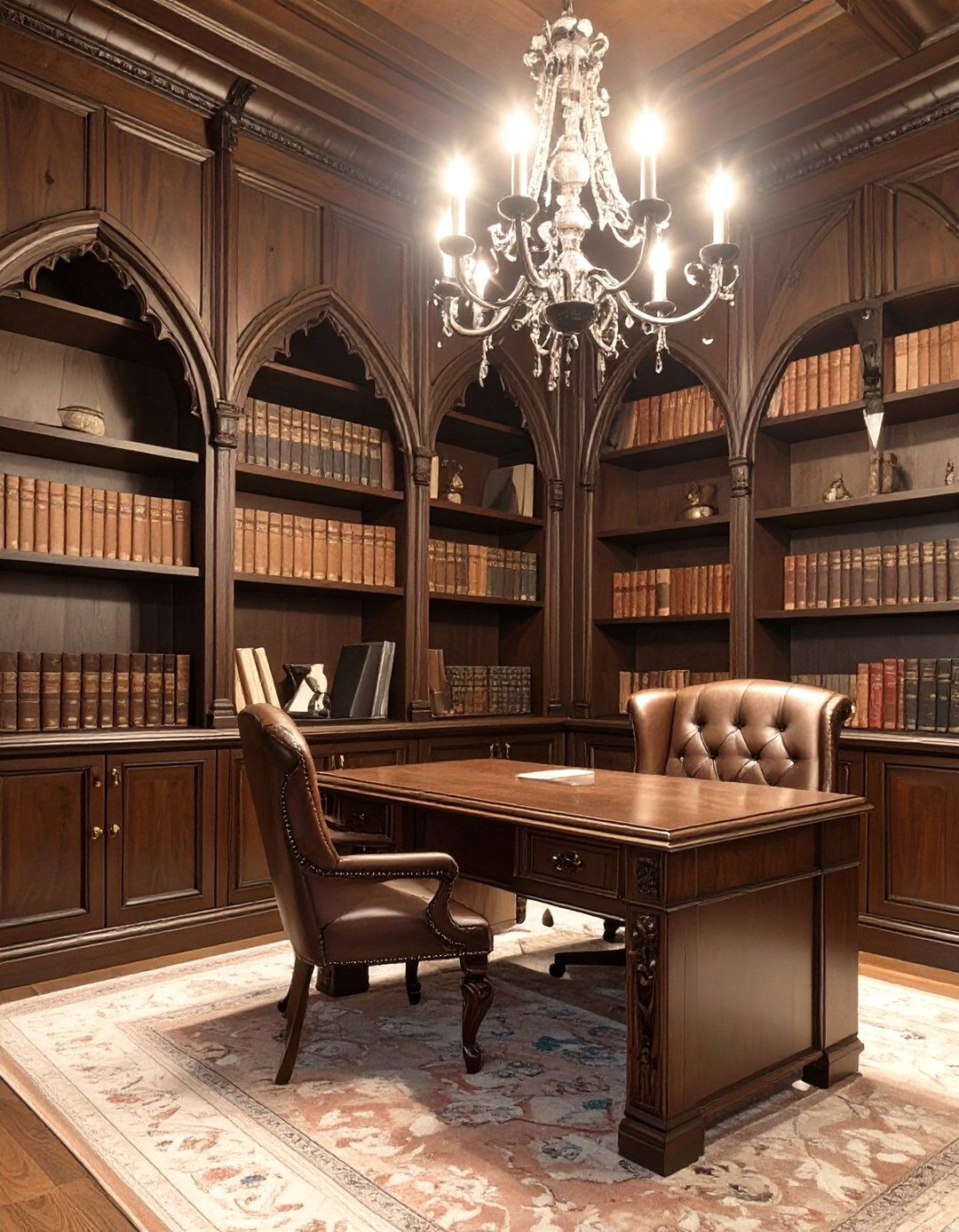 Gothic Revival Study - 30 interior design photos ideas