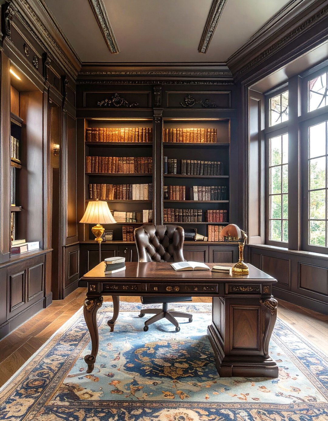 Gothic Revival Study - 30 interior design simulator ideas