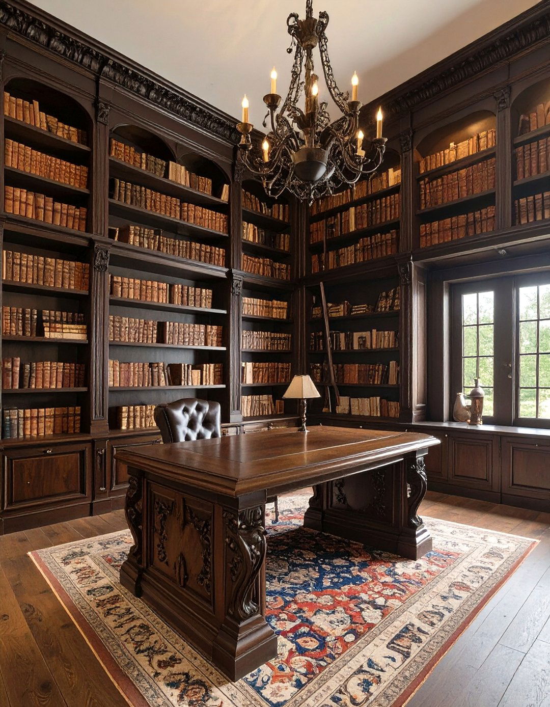 Gothic Revival Study Room - 30 interior design help ideas