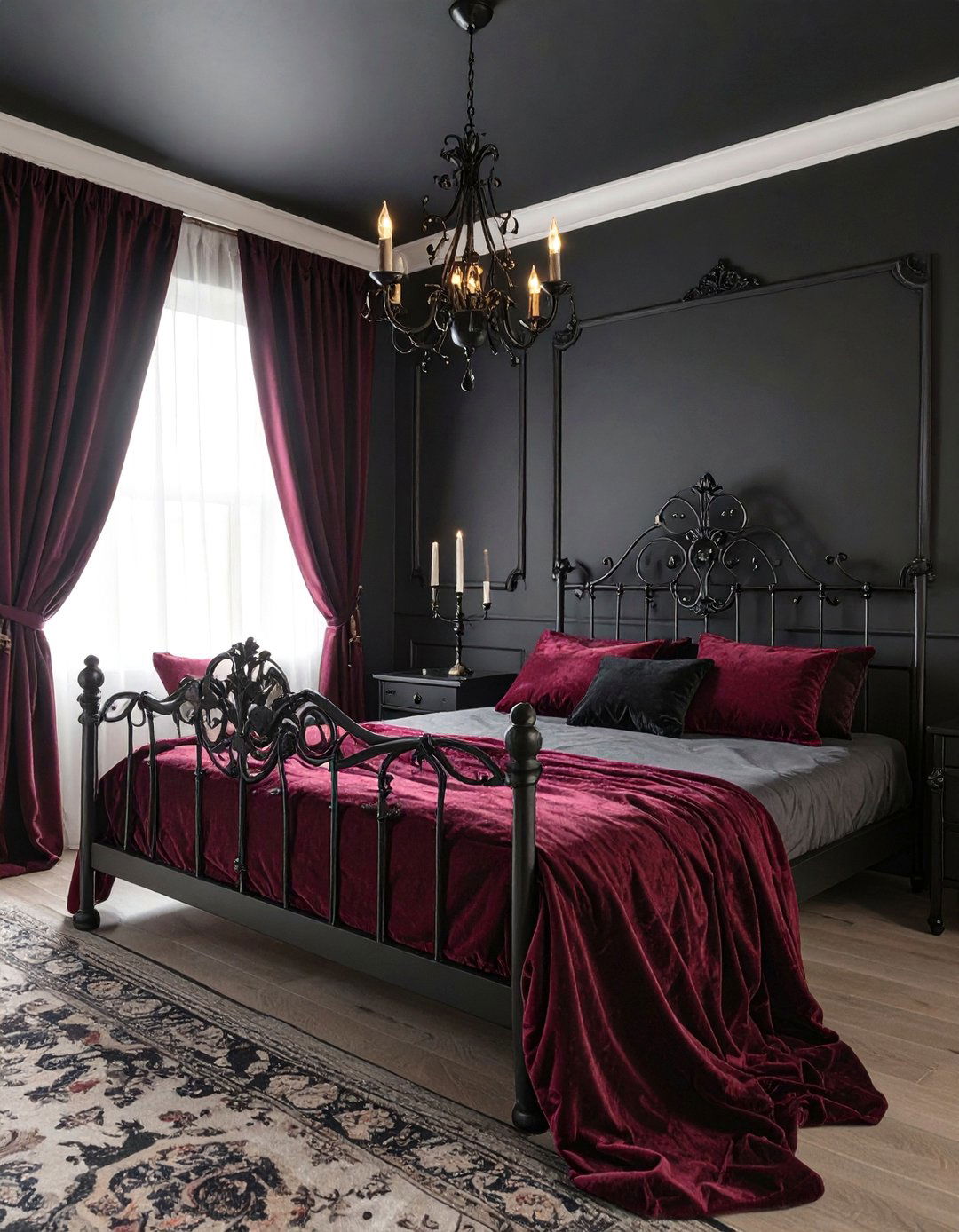 Gothic Romance Dorm Room - 30 college dorm room ideas
