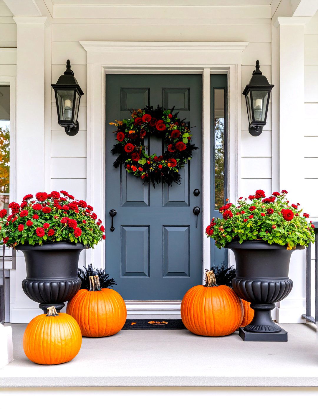 Gothic Romance Fall Porch - 30 fall porch ideas