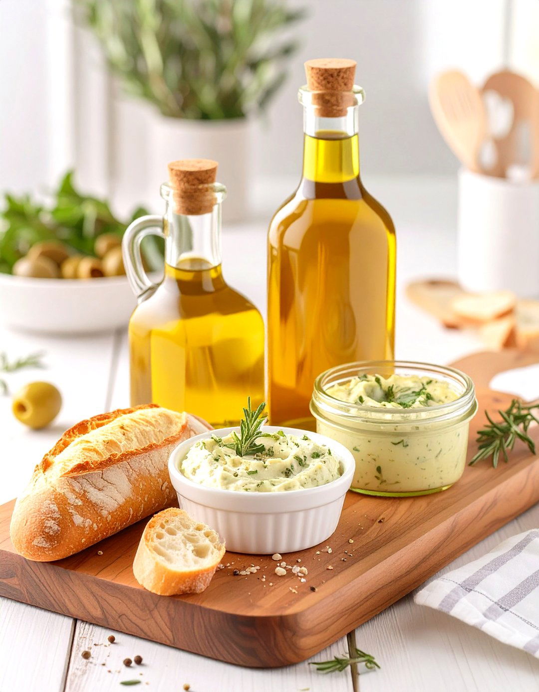 Gourmet Olive Oil and Bread Dip Set - 30 baby shower game prize ideas