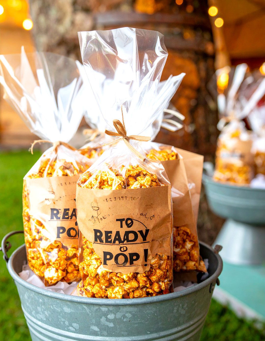 Gourmet Popcorn Bags - 30 baby shower favors ideas