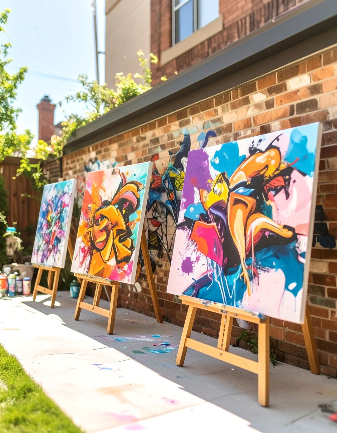 Graffiti Art Workshop - 30 backyard sweet 16 party ideas at home