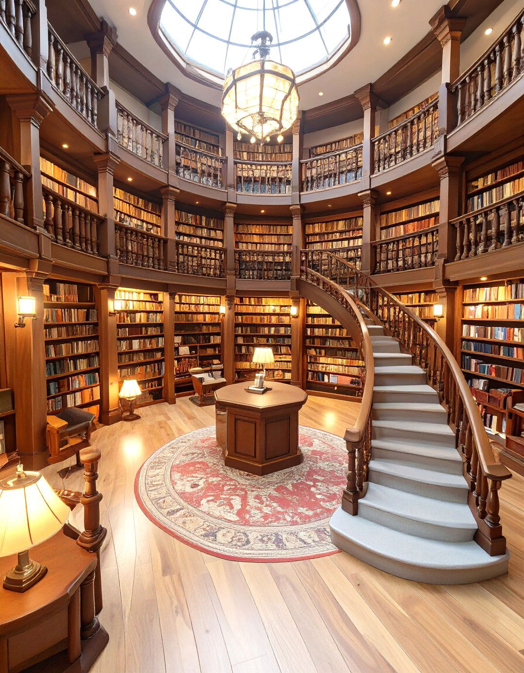 Grand Library Study - 30 interior design minecraft ideas