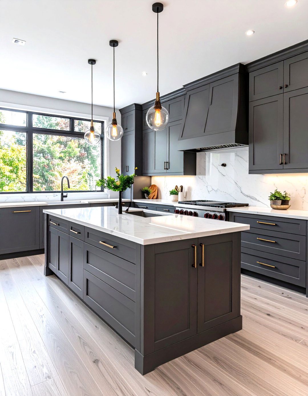 Graphite and Dark Gray Finishes - 30 kitchen hardware trends 2025