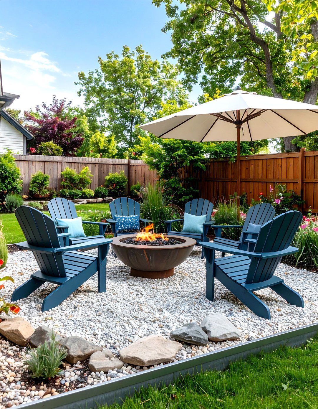 Gravel Patio for a Low Maintenance Option - 30 patio landscape ideas