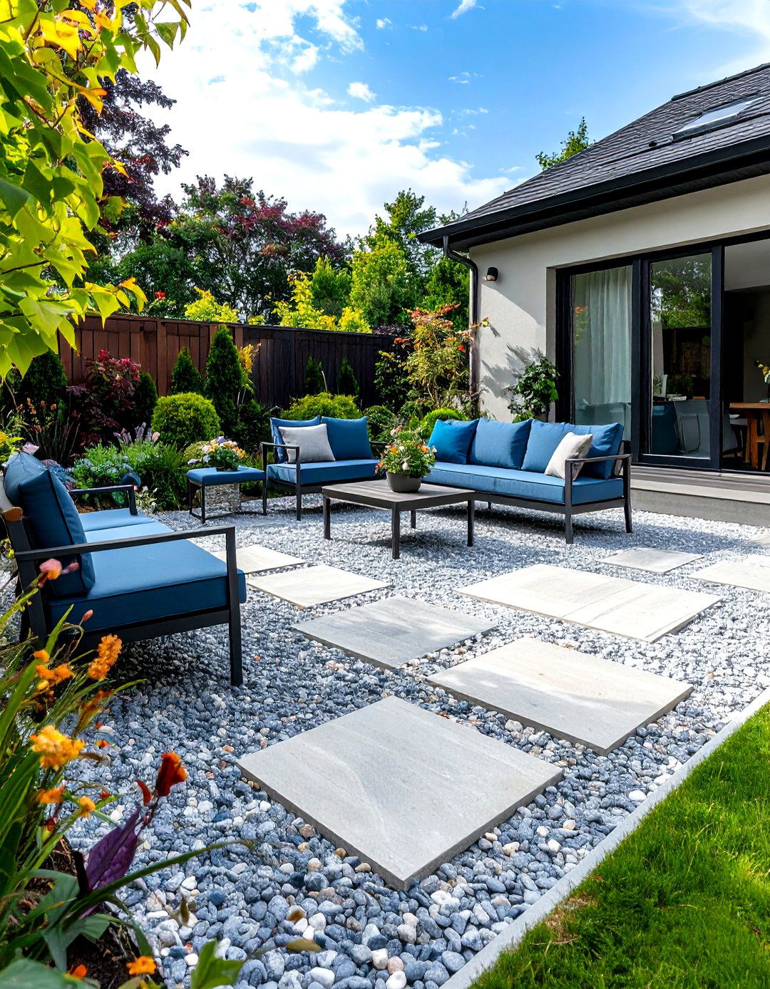 30 Creative Rock Patio Ideas for Your Outdoor Space - We Love Home Blog