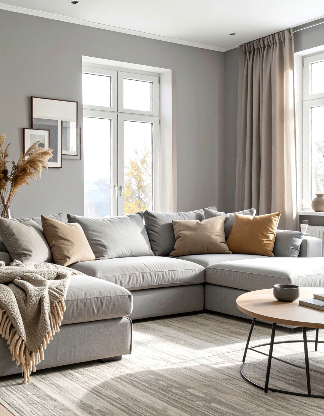 Gray and Greige Living Room - 30 gray living room ideas