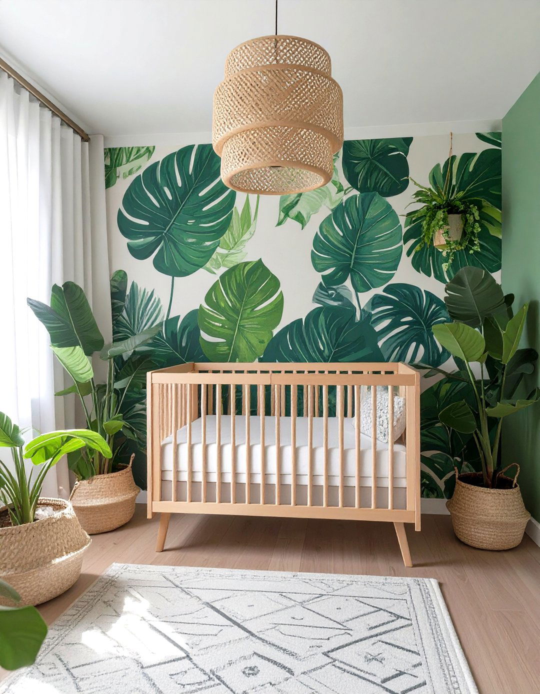 Green Botanical Nursery - 30 boys nursery ideas
