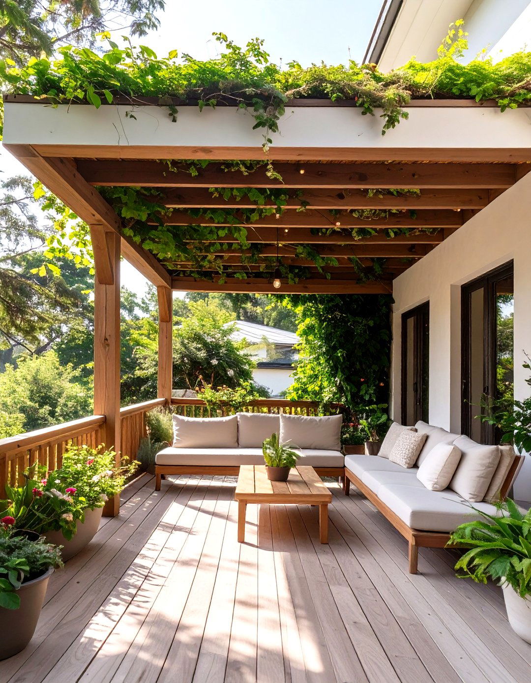 Green Roof Eco Porch - 30 covered back porch ideas