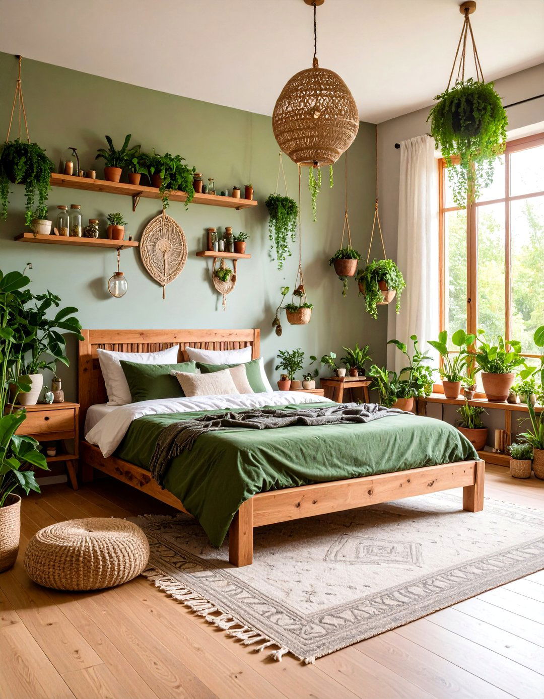 Green Witch Nature Room - 30 aesthetic room decor ideas