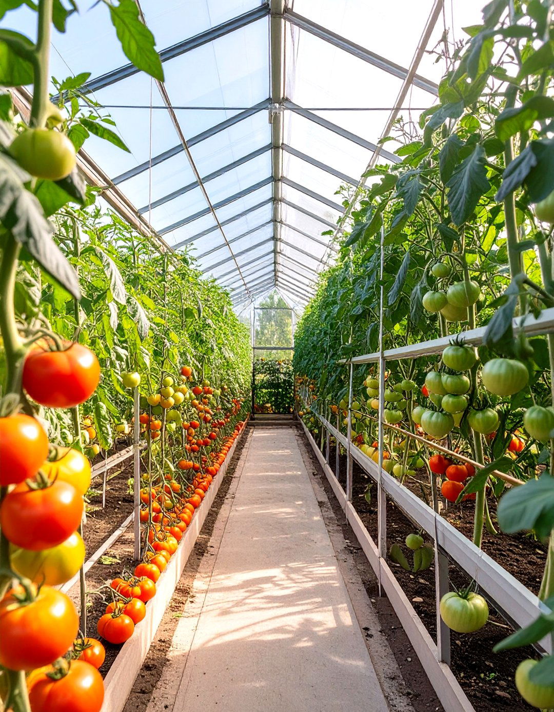 Greenhouse Vegetable Garden - 30 vegetable garden design ideas
