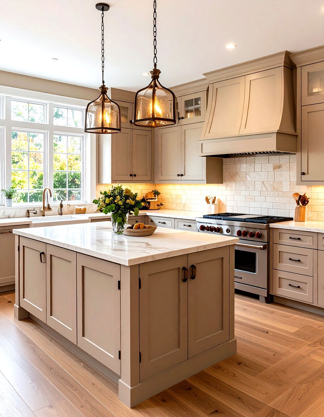 Greige Kitchen Cabinets for a Warm Neutral Space - 30 gray kitchen cabinets ideas