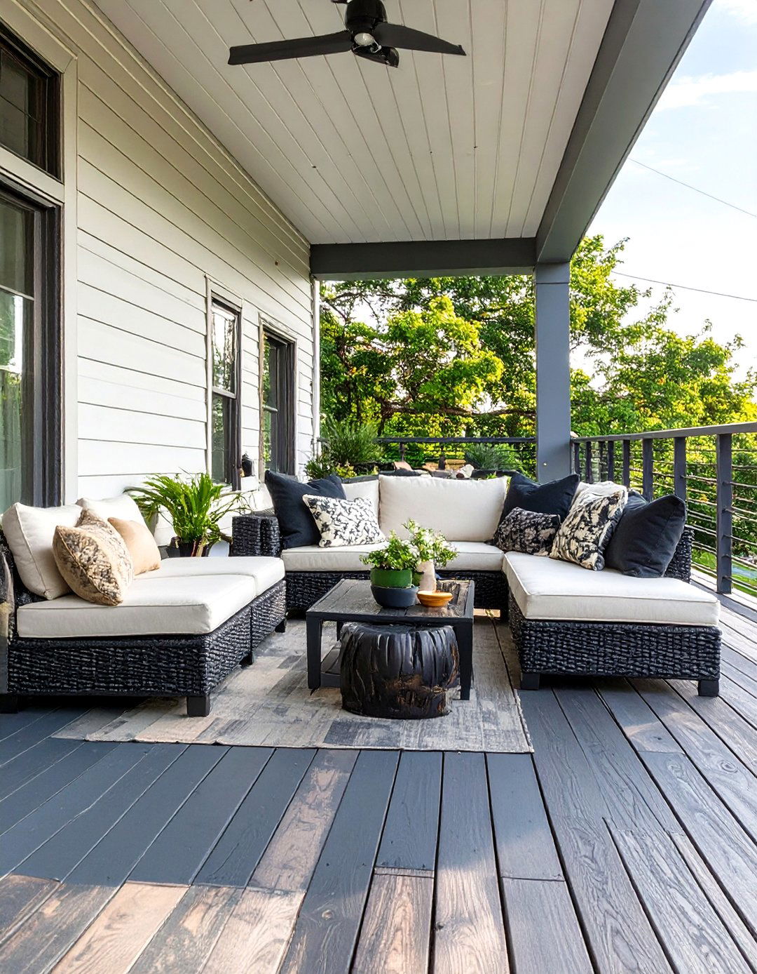 30 Deck Painting Ideas for a Stunning Color Refresh - We Love Home Blog