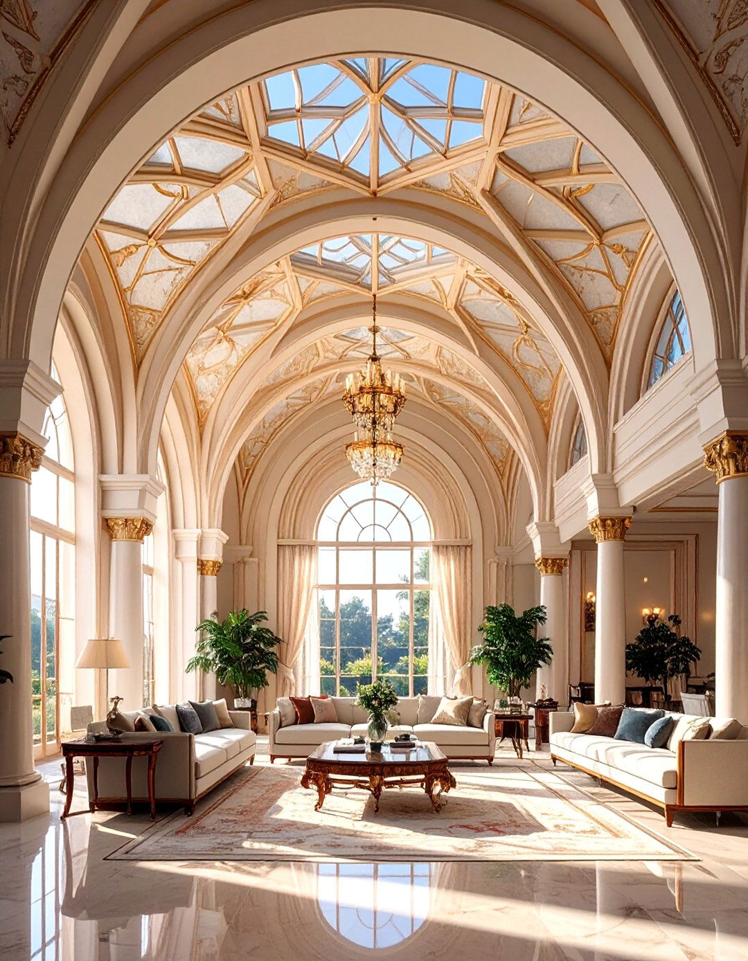 Groin Vault Ceiling Architecture - 30 ceiling ideas for living room