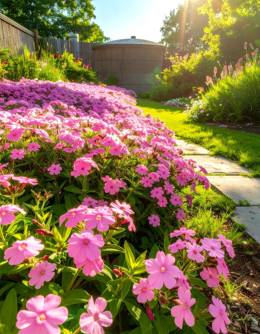 Ground Cover of Creeping Phlox - 30 septic tank landscaping ideas