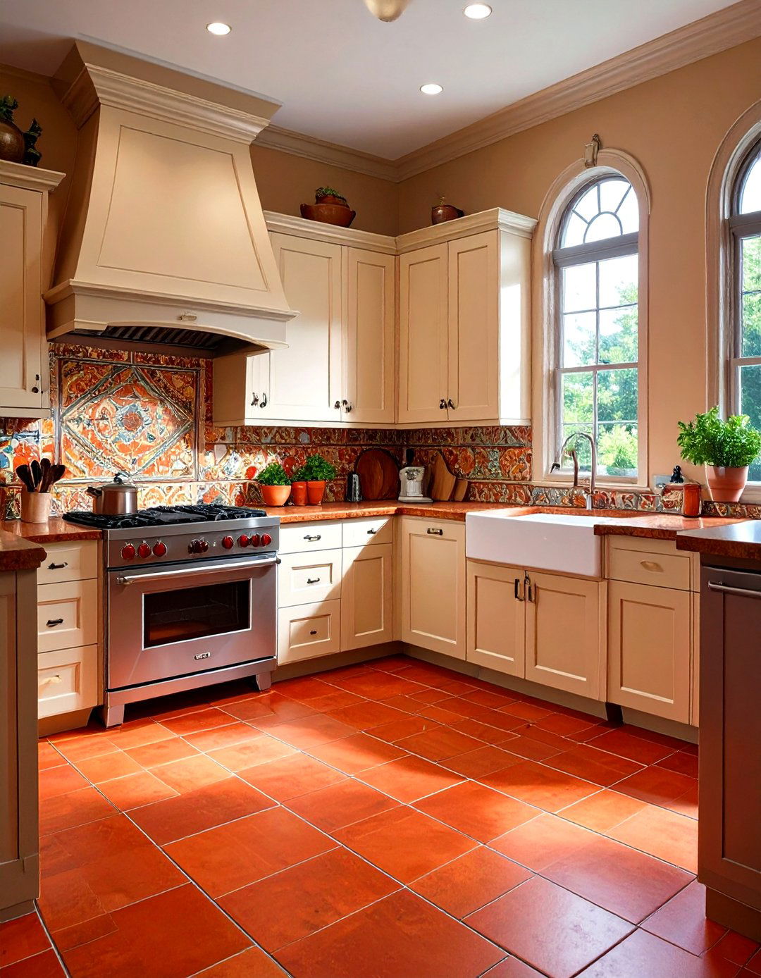 Grout Effect Luxury Vinyl Tile Flooring - 30 vinyl kitchen flooring ideas