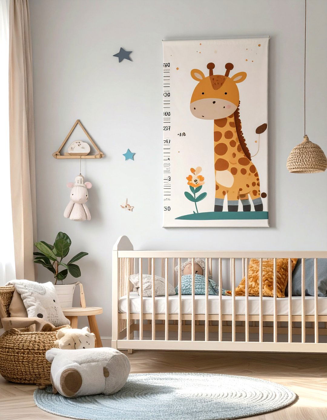 Growth Chart Wall Hanging - 30 toddler bedroom ideas