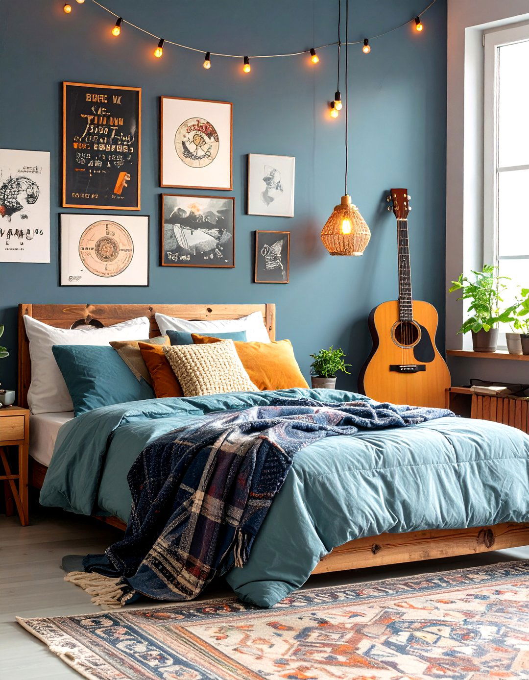 Grunge Rock Vibe Room - 30 aesthetic room decor ideas