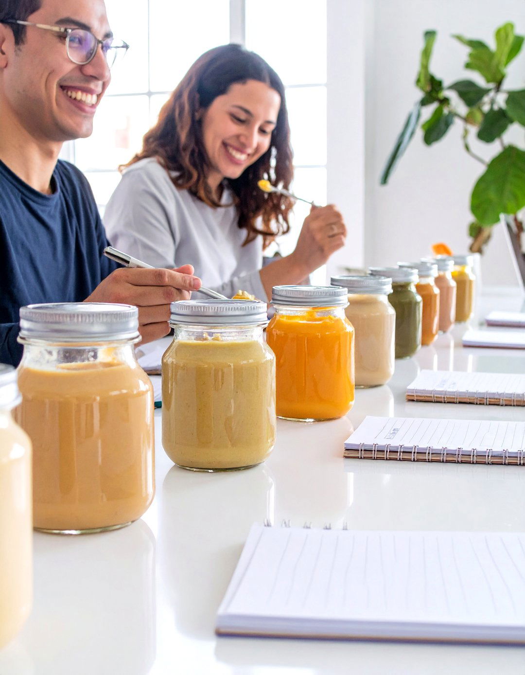 Guess the Baby Food Tasting - 30 work baby shower ideas