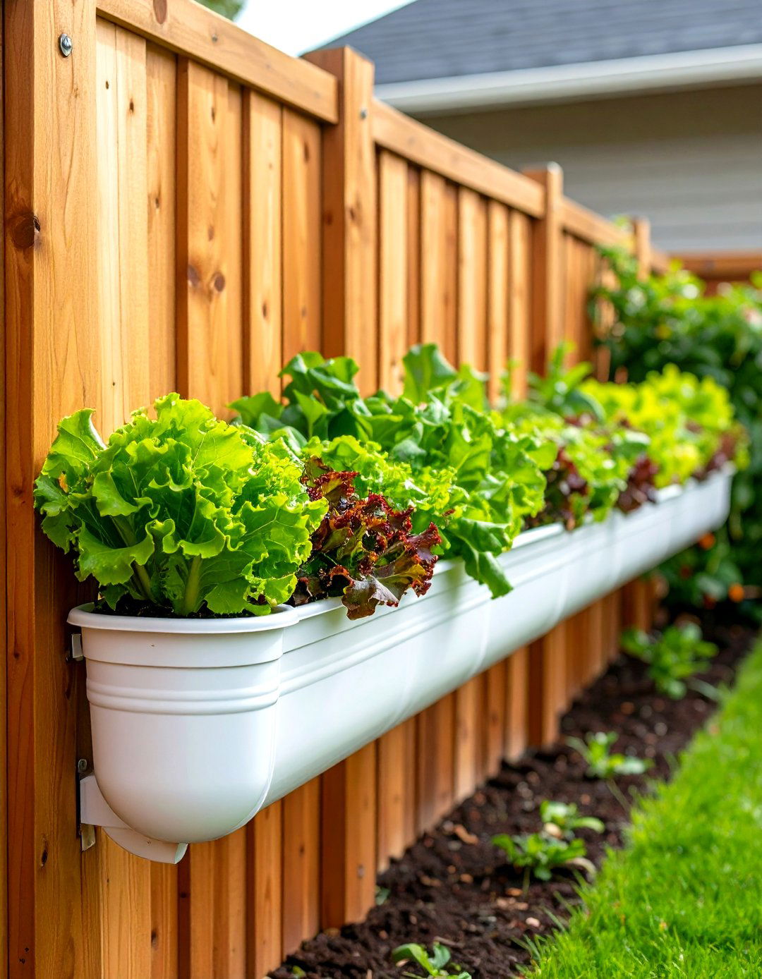 Gutter Garden Outdoor Planter - 30 outdoor planter ideas