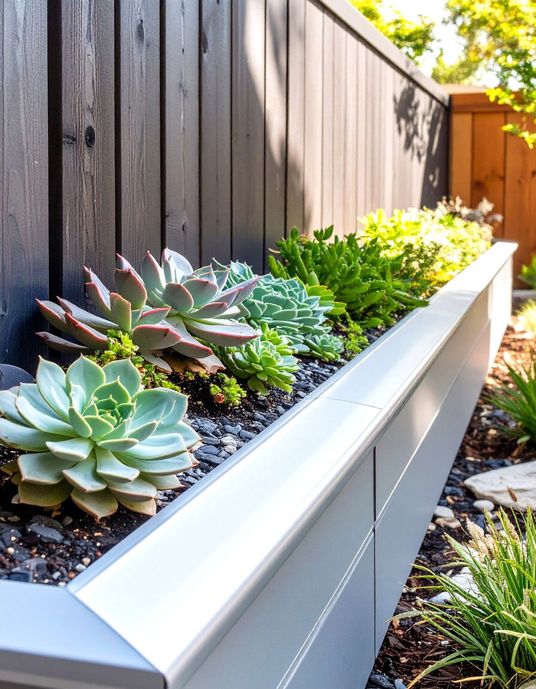 Gutter Garden for Succulents - 30 succulent garden ideas