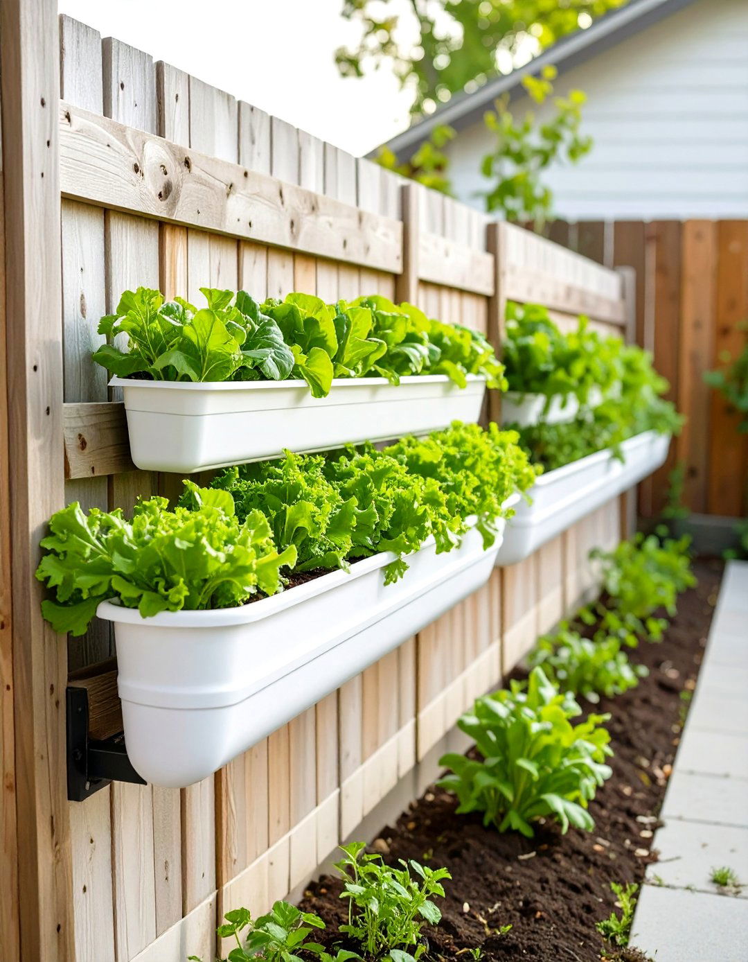 Gutter Veggie Garden for Small Spaces - 30 veggie garden ideas