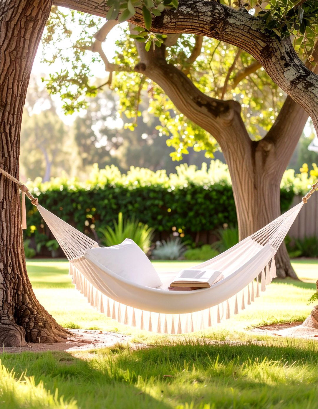 Hammock Nook for Backyard Relaxation - 30 simple backyard ideas