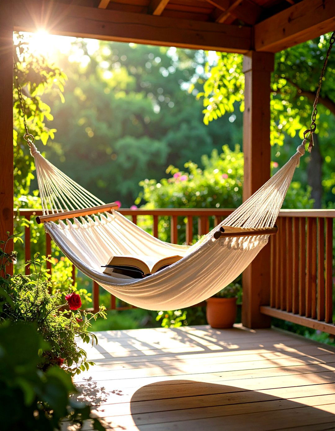 Hammock for Ultimate Relaxation - 30 porch furniture ideas