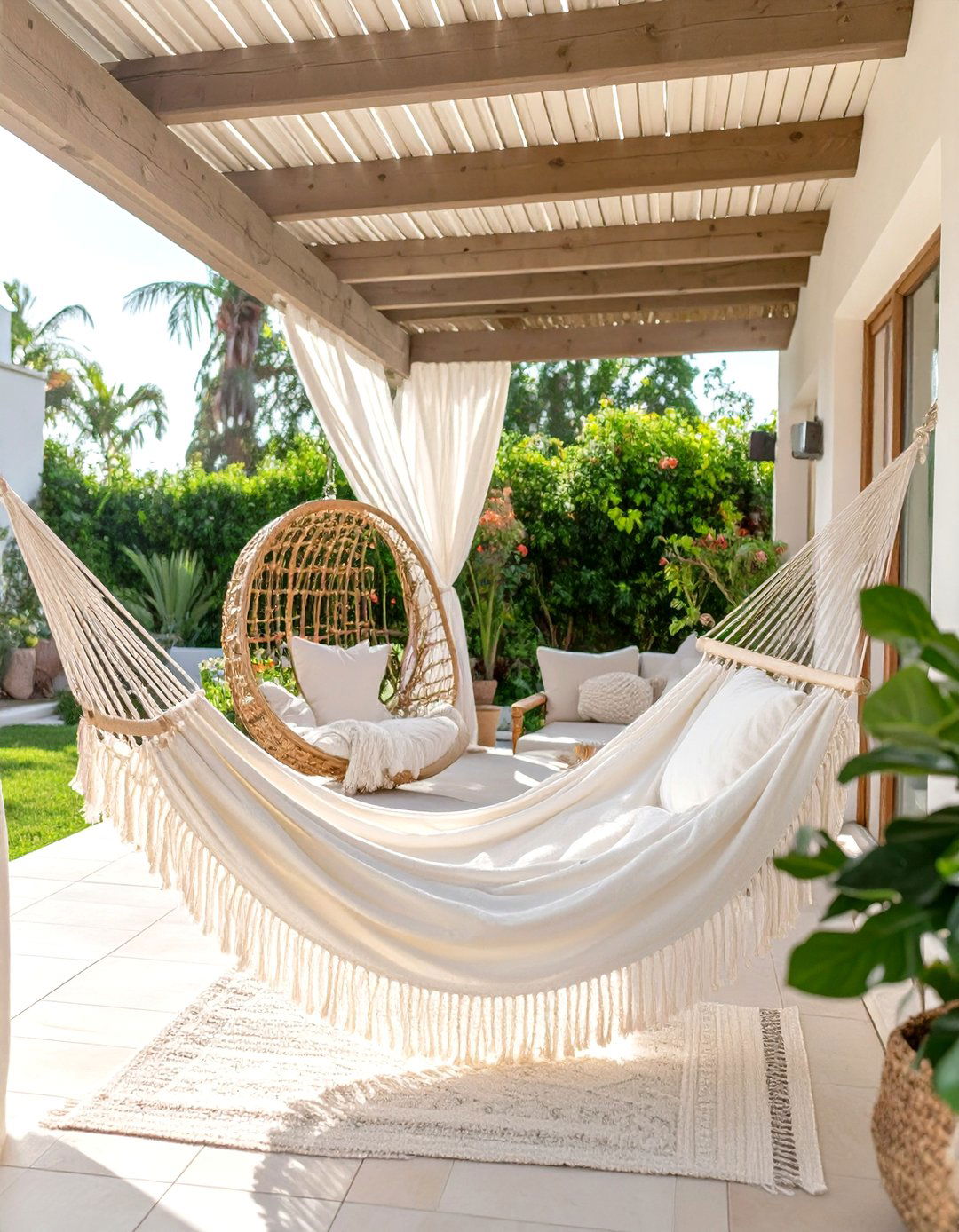 Hammock or Hanging Chair Zone - 30 outdoor living ideas