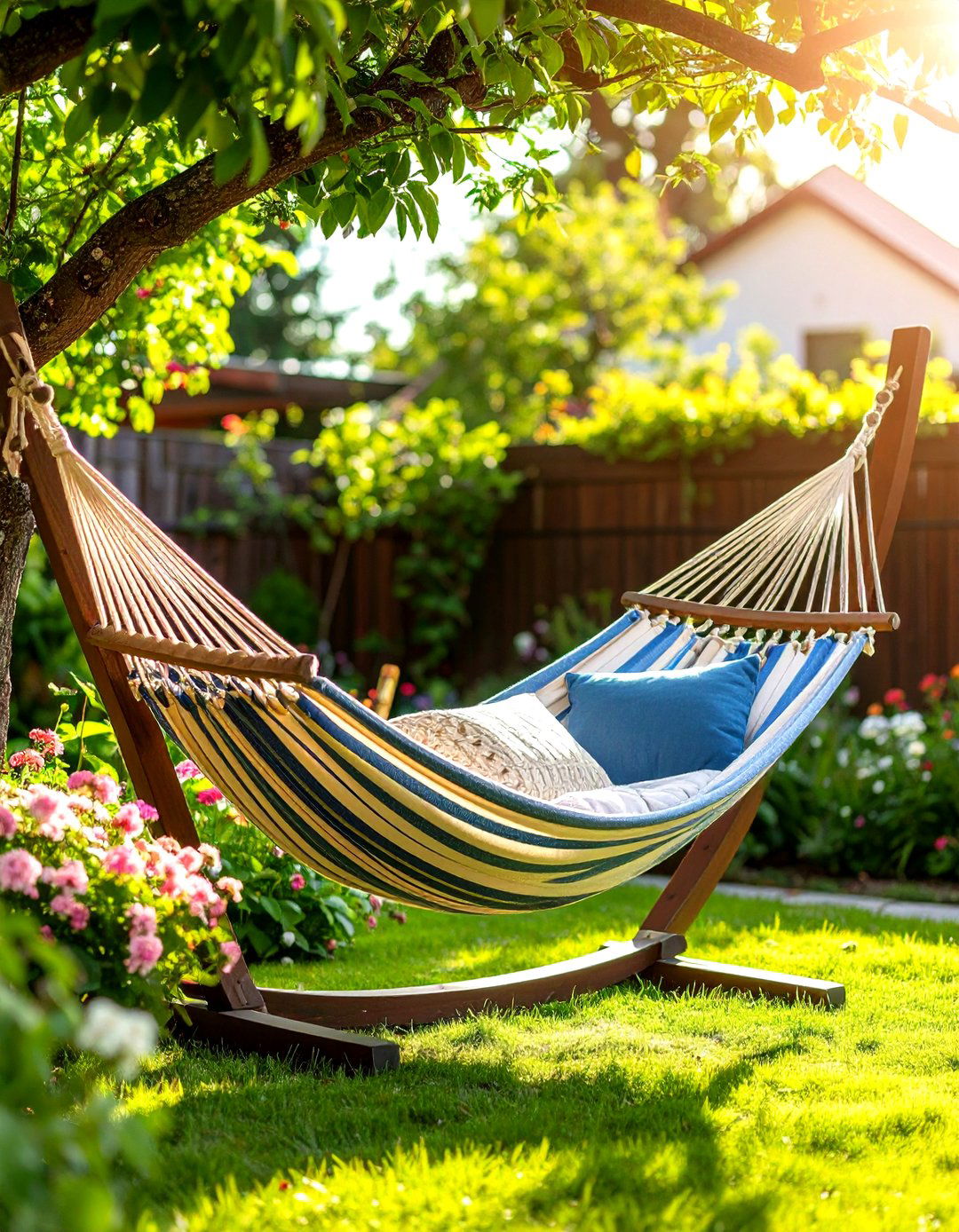 Hammock with a Stand - 30 patio furniture ideas