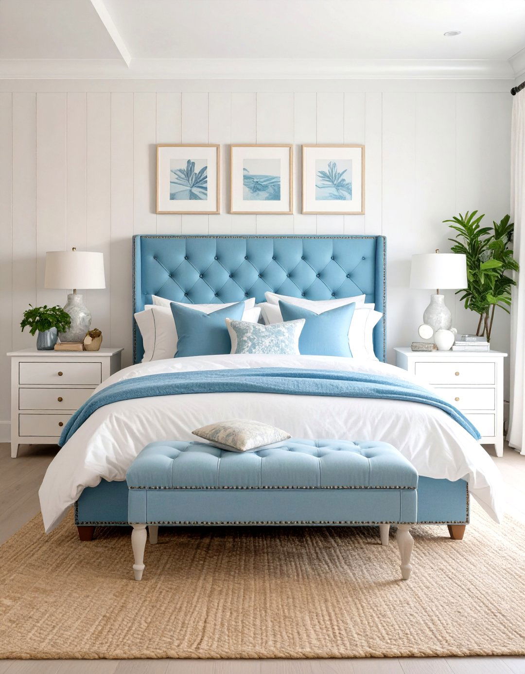Hamptons Style Coastal Bedroom - 30 modern coastal interior design ideas