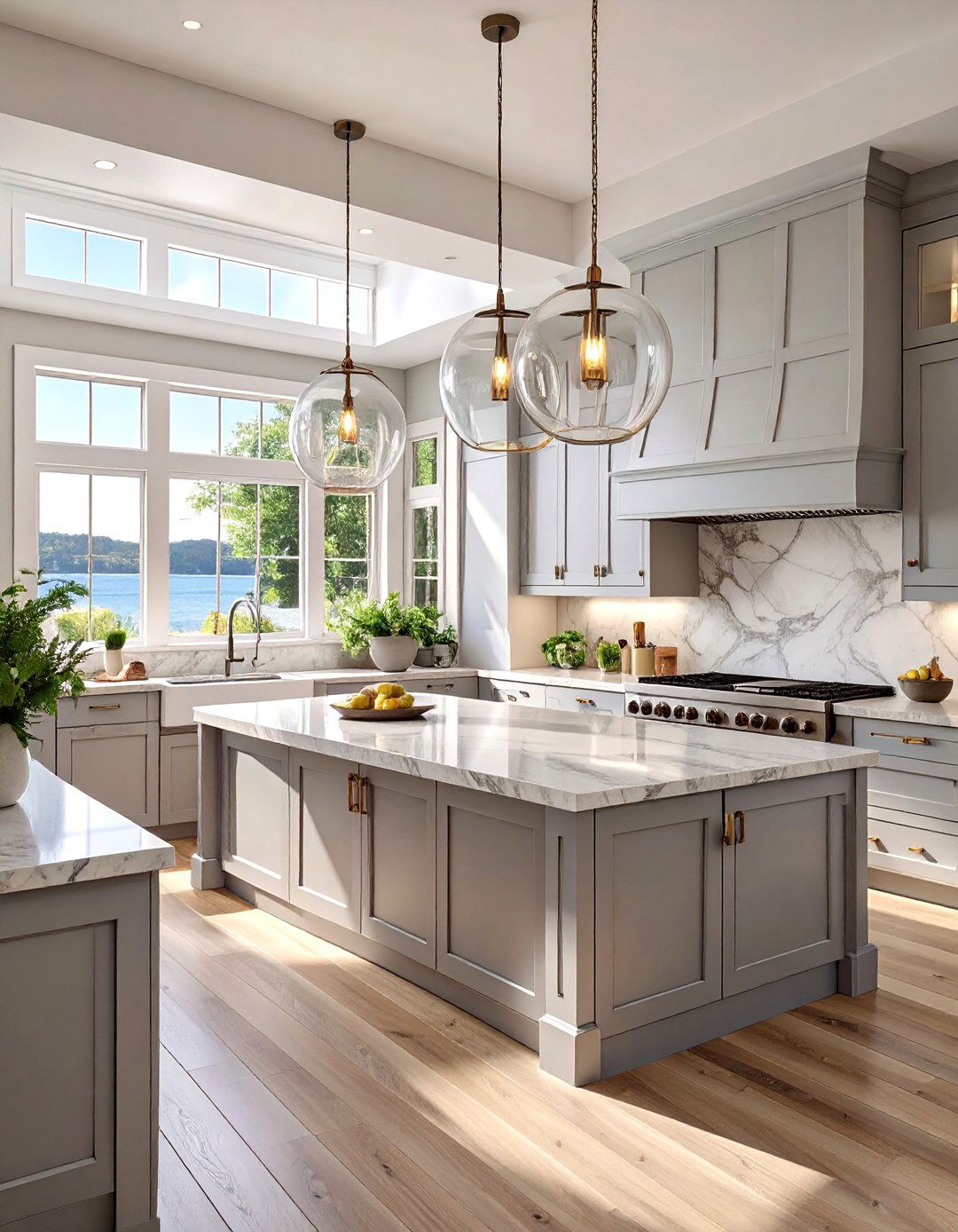 Hamptons Style Luxury Kitchen - 30 coastal kitchen ideas