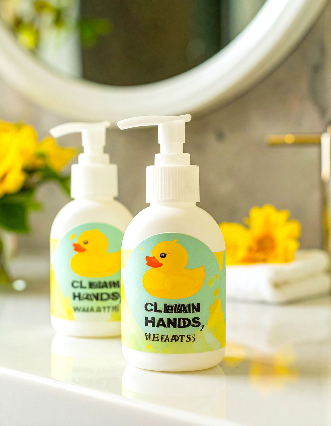 Hand Sanitizer Bottle Favors - 30 baby shower favor ideas