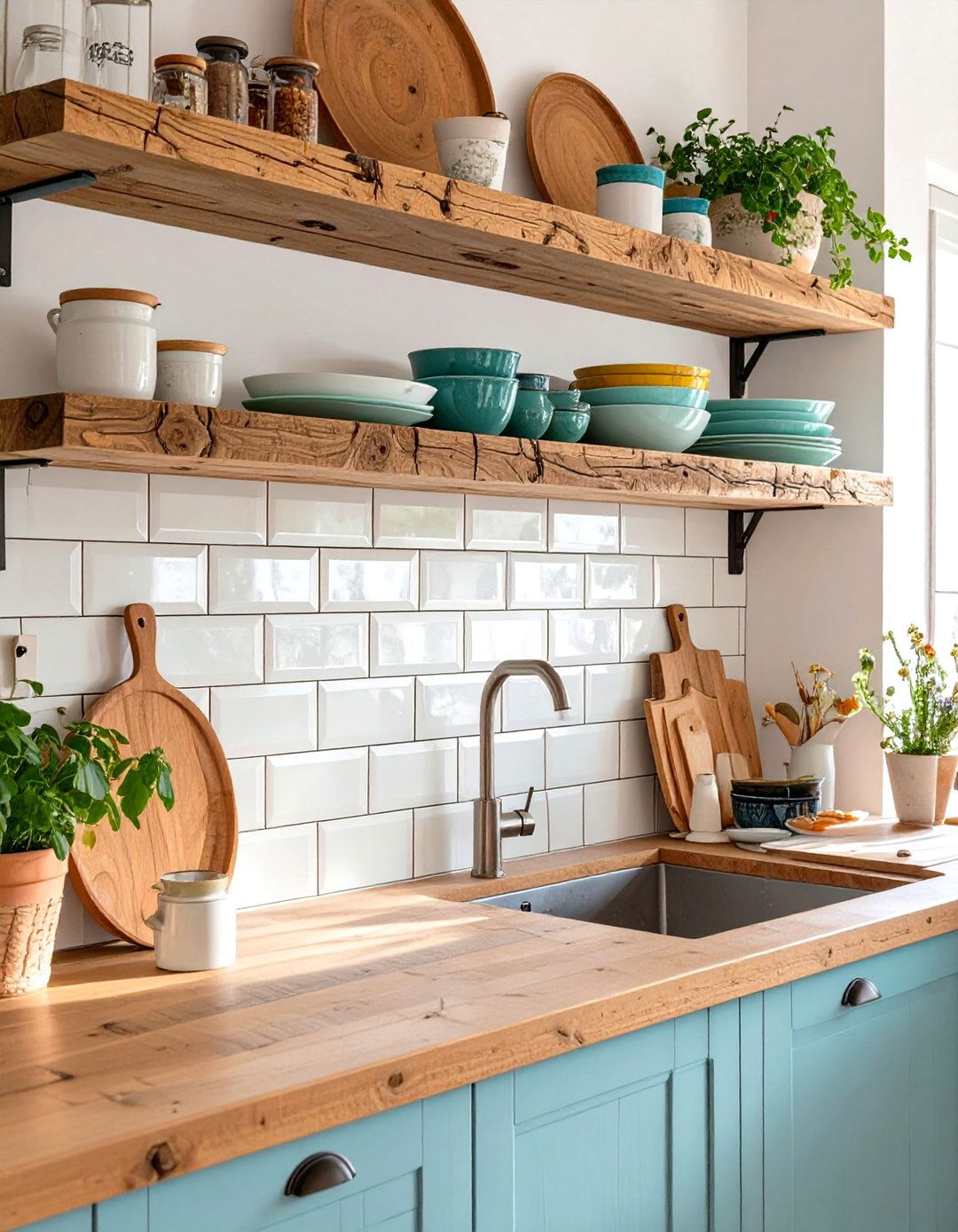 Handmade Look Subway Tile Backsplash - 30 subway tile backsplash ideas