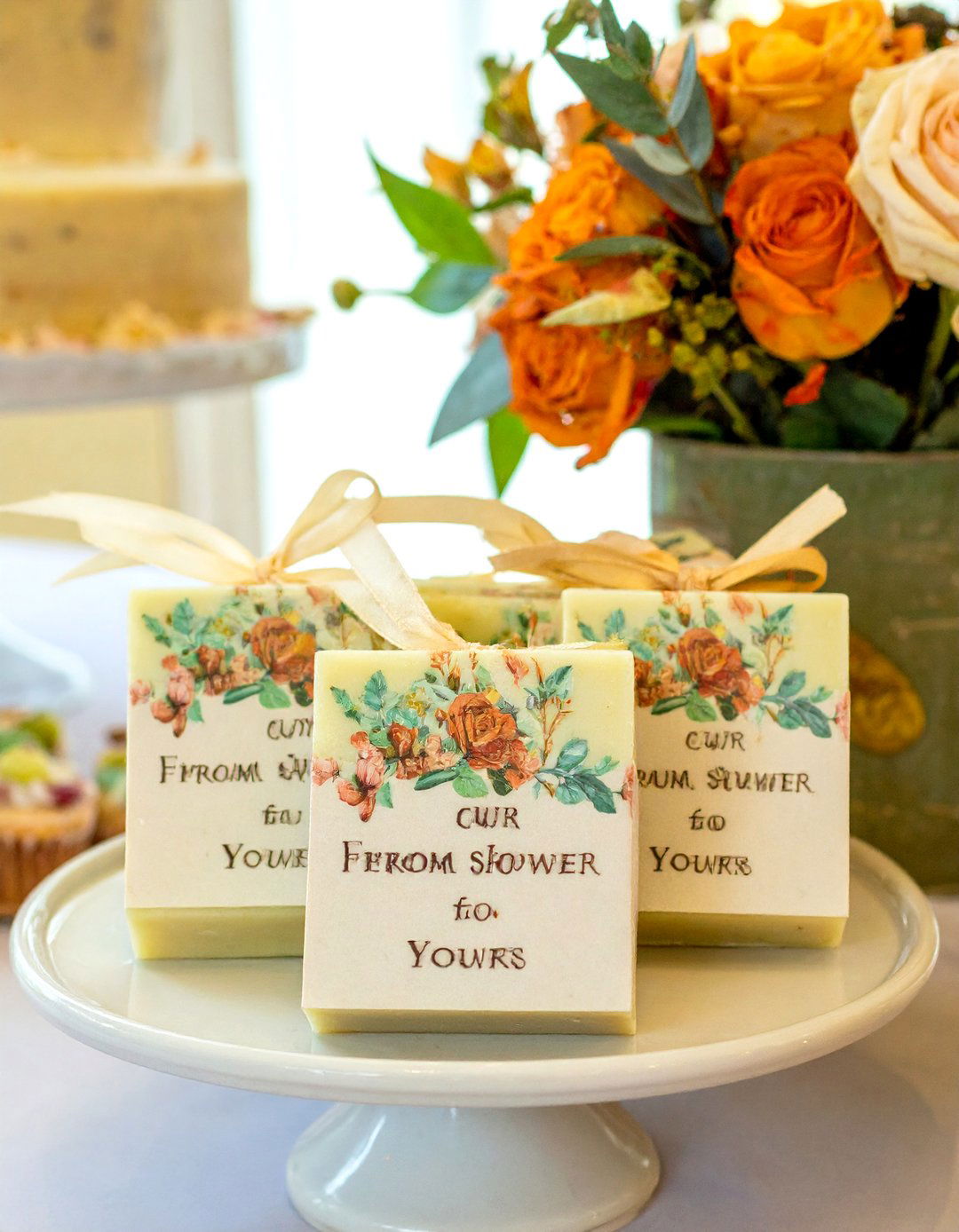 Handmade Soap Bar Favors - 30 sprinkle baby shower ideas