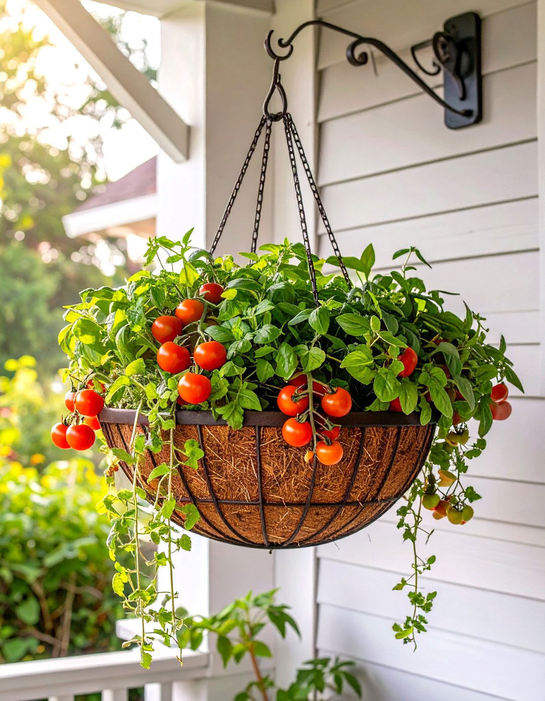 Hanging Basket Small Vegetable Garden - 30 small vegetable garden ideas