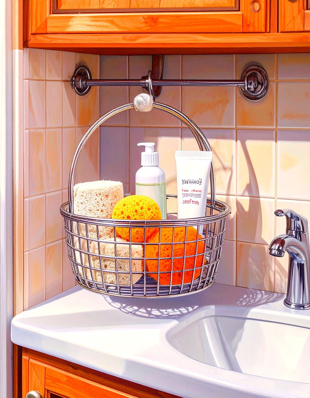 Hanging Basket Under Bathroom Sink Storage - 30 under bathroom sink storage ideas