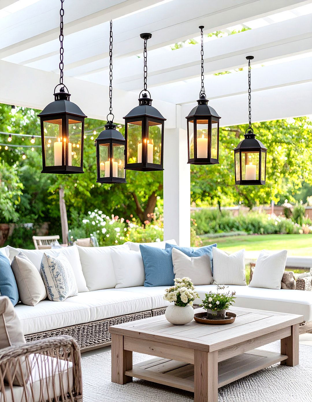 Hanging Lantern Patio Light Ideas - 30 patio light ideas