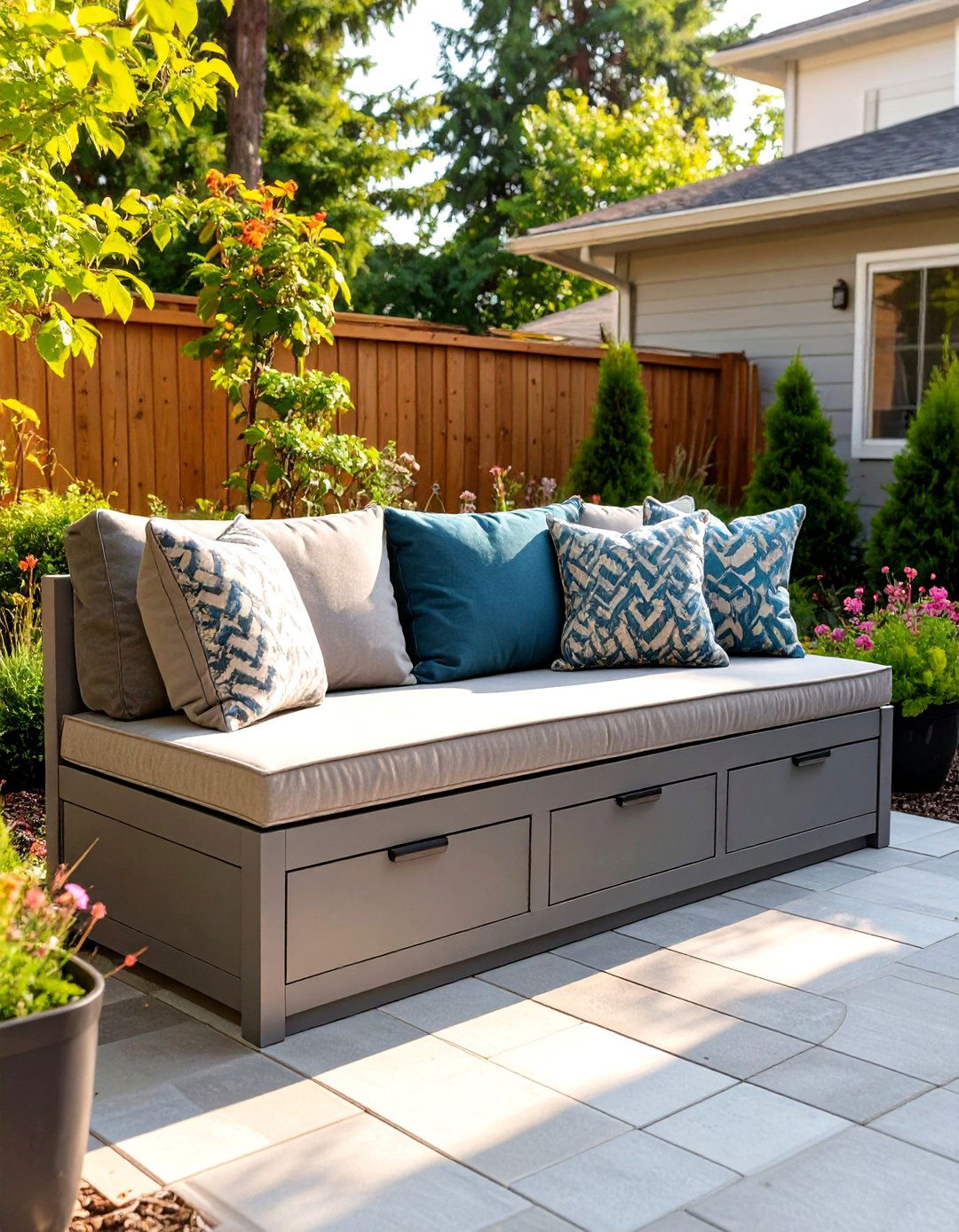 Hanging a Cozy Hammock or Swing Chair - 30 small backyard patio ideas