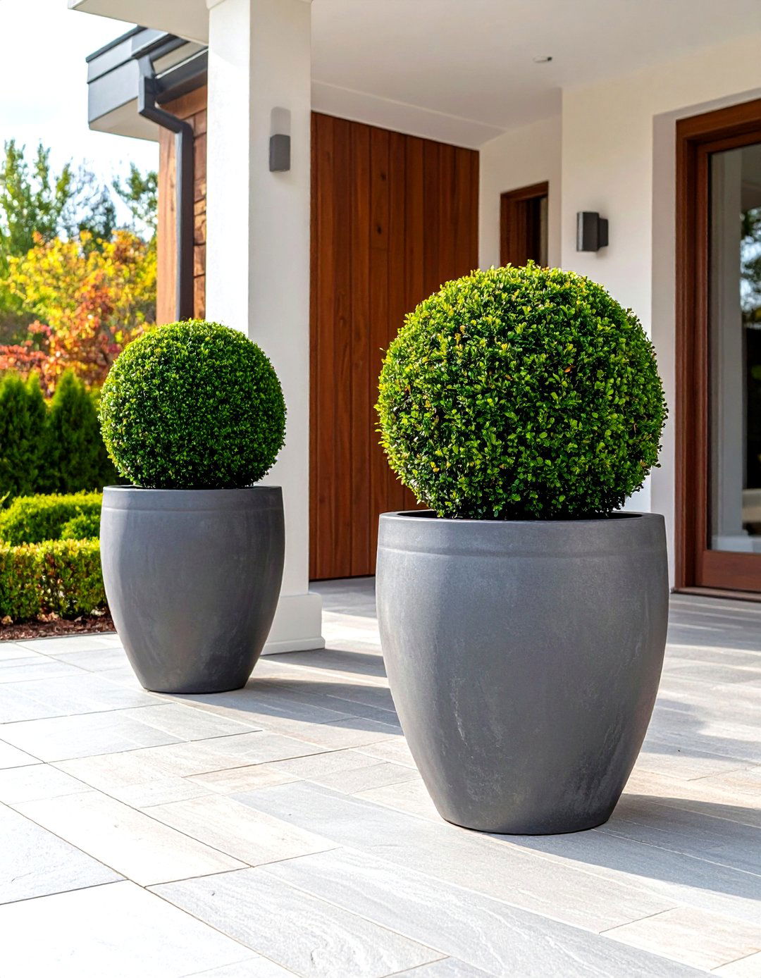 Hardy Boxwood Shrubs for Structure - 30 patio plants ideas